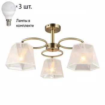 Люстра потолочная с лампочками Omnilux OML-65017-03+Lamps