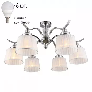 Люстра потолочная с лампочками Omnilux OML-88407-06+Lamps