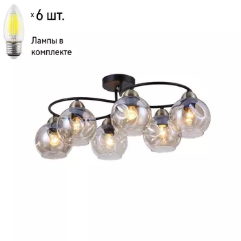 Люстра потолочная с лампочками Omnilux OML-95007-06+Lamps