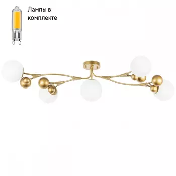 Люстра потолочная с Led лампочками в комплекте Lightstar 815553+Lamps