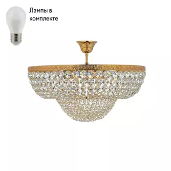 Люстра потолочная с Led лампочками в комплекте Arti Lampadari Favola E 1.3.50.502 G+Lamps
