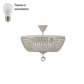 Люстра потолочная с Led лампочками в комплекте Arti Lampadari Nobile E 1.3.40.2.100 WG+Lamps