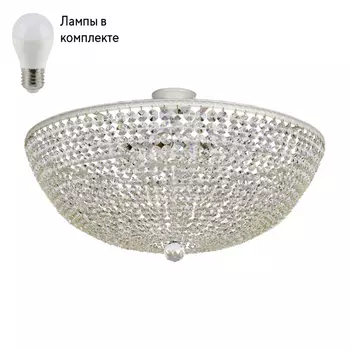 Люстра потолочная с Led лампочками в комплекте Arti Lampadari Nobile E 1.3.60.100 WG+Lamps