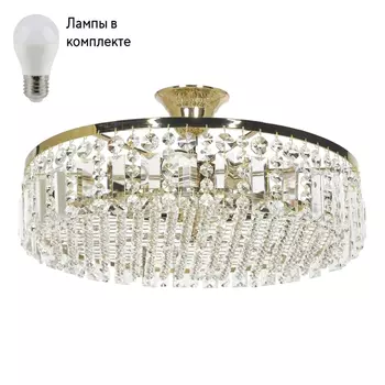 Люстра потолочная с Led лампочками в комплекте Arti Lampadari Sara E 1.3.40.503 G+Lamps
