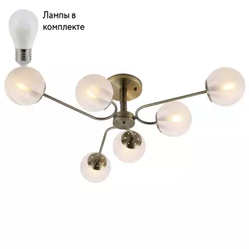 Люстра потолочная с Led лампочками в комплекте Rivoli Б0054859+Lamps