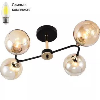Люстра потолочная с Led лампочками в комплекте Rivoli Б0055385+Lamps