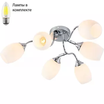 Люстра потолочная с Led лампочками в комплекте Rivoli Б0055379+Lamps