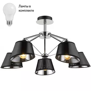 Люстра потолочная с Led лампочками в комплекте Velante 296-107-05+Lamps