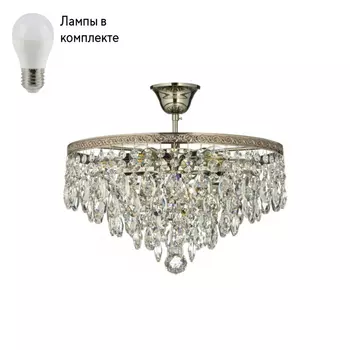 Люстра потолочная с Led лампочками в комплекте Arti Lampadari Castellana E 1.3.38.601 N+Lamps