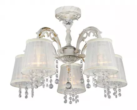 Люстра потолочная со светодиодными лампочками E14, комплект от Lustrof. №24837-656513