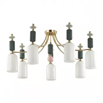 Люстра потолочная со светодиодными лампочками E14, комплект от Lustrof. №277490-624574