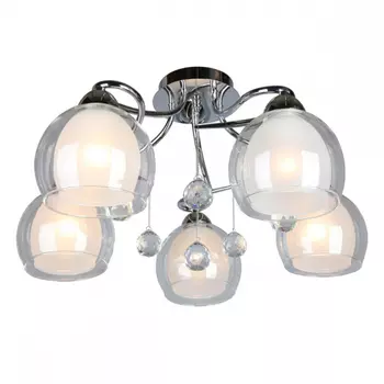 Люстра потолочная со светодиодными лампочками E27, комплект от Lustrof. №123213-657112