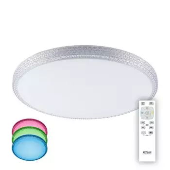 Люстра потолочная светодиодная с пультом Citilux Альпина CL718100RGB