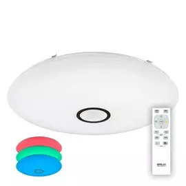 Люстра потолочная светодиодная с пультом Citilux Старлайт CL703145RGB Венге