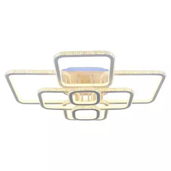 Люстра потолочная светодиодная с пультом ДУ Profit Light 8019/8 WHT 552W+10W RGB