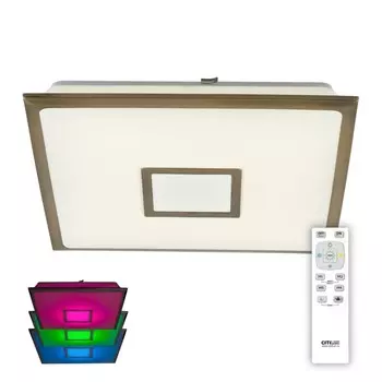 Люстра потолочная светодиодная с пультом, с диммером Citilux Старлайт CL703K53RGB