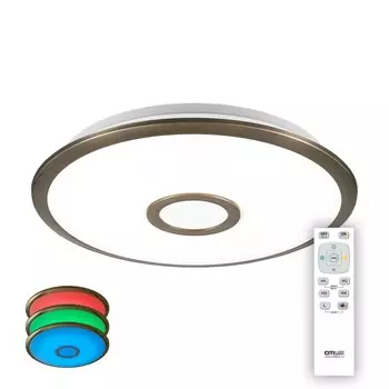Люстра потолочная светодиодная с пультом, с диммером Citilux Старлайт CL70333RGB