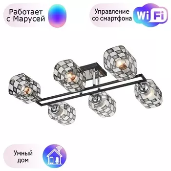 Люстра потолочная Velante с поддержкой Маруся 274-107-06-М