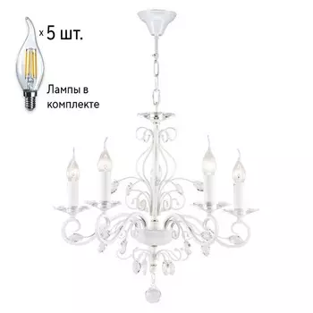 Люстра с лампочками Favourite Lanta 1733-5P+Lamps