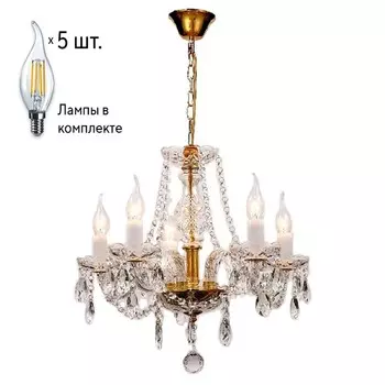 Люстра с лампочками Favourite Monreal 1735-5P+Lamps