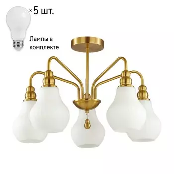 Люстра с лампочками Lumion Eleonora 4562/5C+Lamps