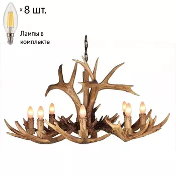 Люстра с лампочками Omnilux OML-52003-08+Lamps