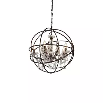 Люстра с лампочками, подвесная, комплект от Lustrof. №45480-617148