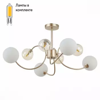 Люстра с Led лампочками в комплекте Evoluce SLE220922-08+Lamps