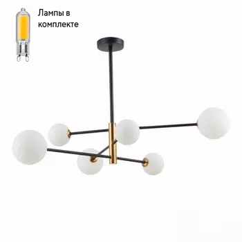 Люстра с Led лампочками в комплекте Evoluce SLE220103-06+Lamps