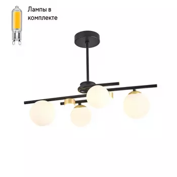 Люстра с Led лампочками в комплекте Favourite 3048-4P+Lamps