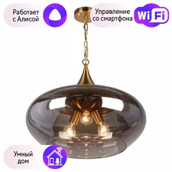 Люстра с поддержкой Алисы подвесная APLOYT APL.601.16.03-A