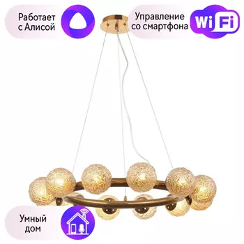 Люстра с поддержкой Алисы подвесная APLOYT APL.764.03.12-A