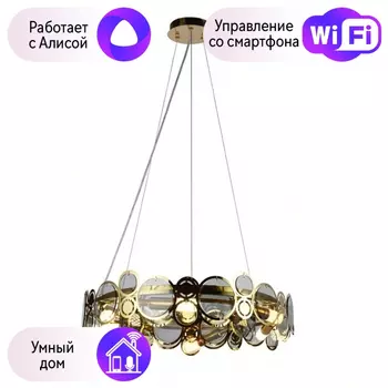 Люстра с поддержкой Алисы подвесная APLOYT APL.829.13.10-A