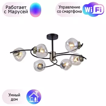 Люстра с поддержкой Маруси На штанге Omnilux OML-95307-06-M