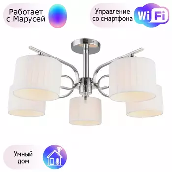 Люстра с поддержкой Маруси потолочная Omnilux OML-34207-05-M