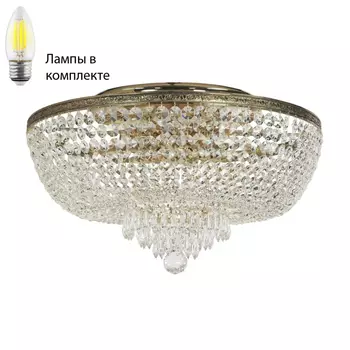 Люстра с пультом и лампочками Arti Lampadari Nonna LE 1.2.50.503 G+Lamps