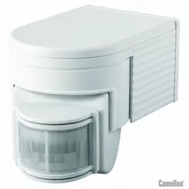 LX-118B/Wh Электронный сенсор включения освещения, настенный, 180° Camelion, белый (6444)