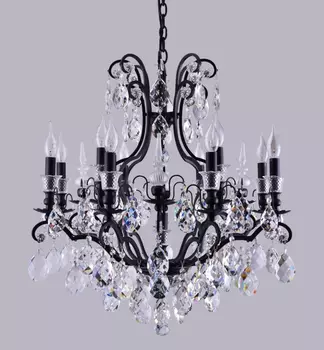 MAGNIFICO SP13 BLACK/TRANSPARENT Подвесная люстра CRYSTAL LUX MAGNIFICO