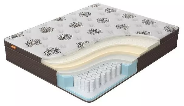 Матрас двуспальный Orto Premium Soft 1900x2000 Орматек 200-190 Матрас Orto Premium Soft Brown Lux