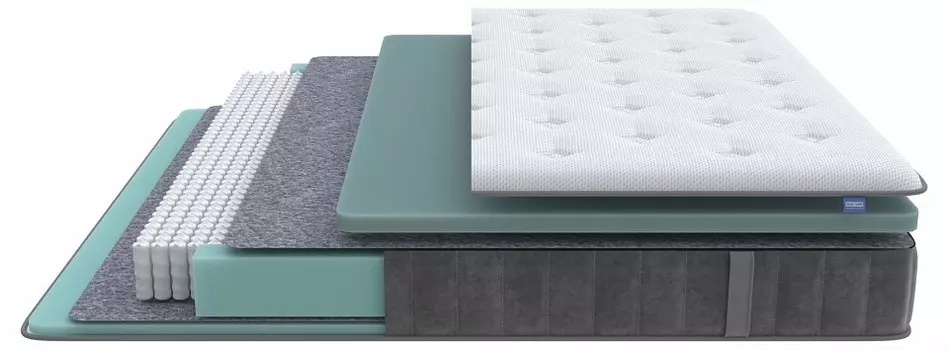 Матрас полутораспальный Grace Medium 1950x1400 Орматек 140-195 Матрас Grace Medium
