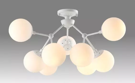 MEDEA PL9 WHITE Люстра потолочная Crystal Lux MEDEA