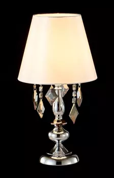 MERCEDES LG1 CHROME/SMOKE Настольная лампа Crystal Lux MERCEDES