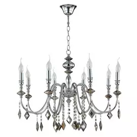 Подвесная люстра Crystal Lux Mercedes SP8 CHROME/SMOKE