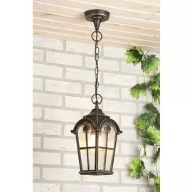 Mira H черное золото Подвесной уличный светильник Elektrostandard (a025299)