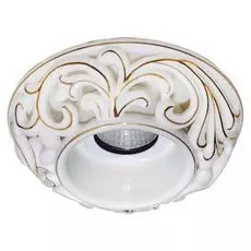 N1630-White+gold Встраиваемый точечный светильник Donolux