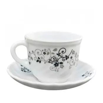 Набор чайных пар, La Opala, Classique, Mystrio Black, 220 мл, 6 персон (LA6922233)