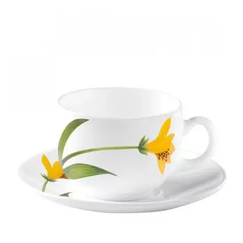 Набор чайных пар, La Opala, Ivory, Canary Arch, 220 мл, 6 персон (LA6942217)