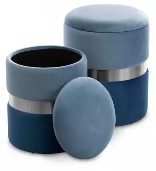 Набор из 2 пуфов-сундуков New-York MY INTERNO MY18A060FS(small+big)