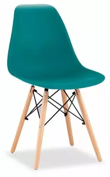 Набор из 4 стульев Eames Stool Group Y801 dark green X4