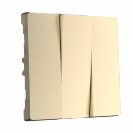 Набор клавиш для выключателя трехклавишного (шампань) Werkel W1139011